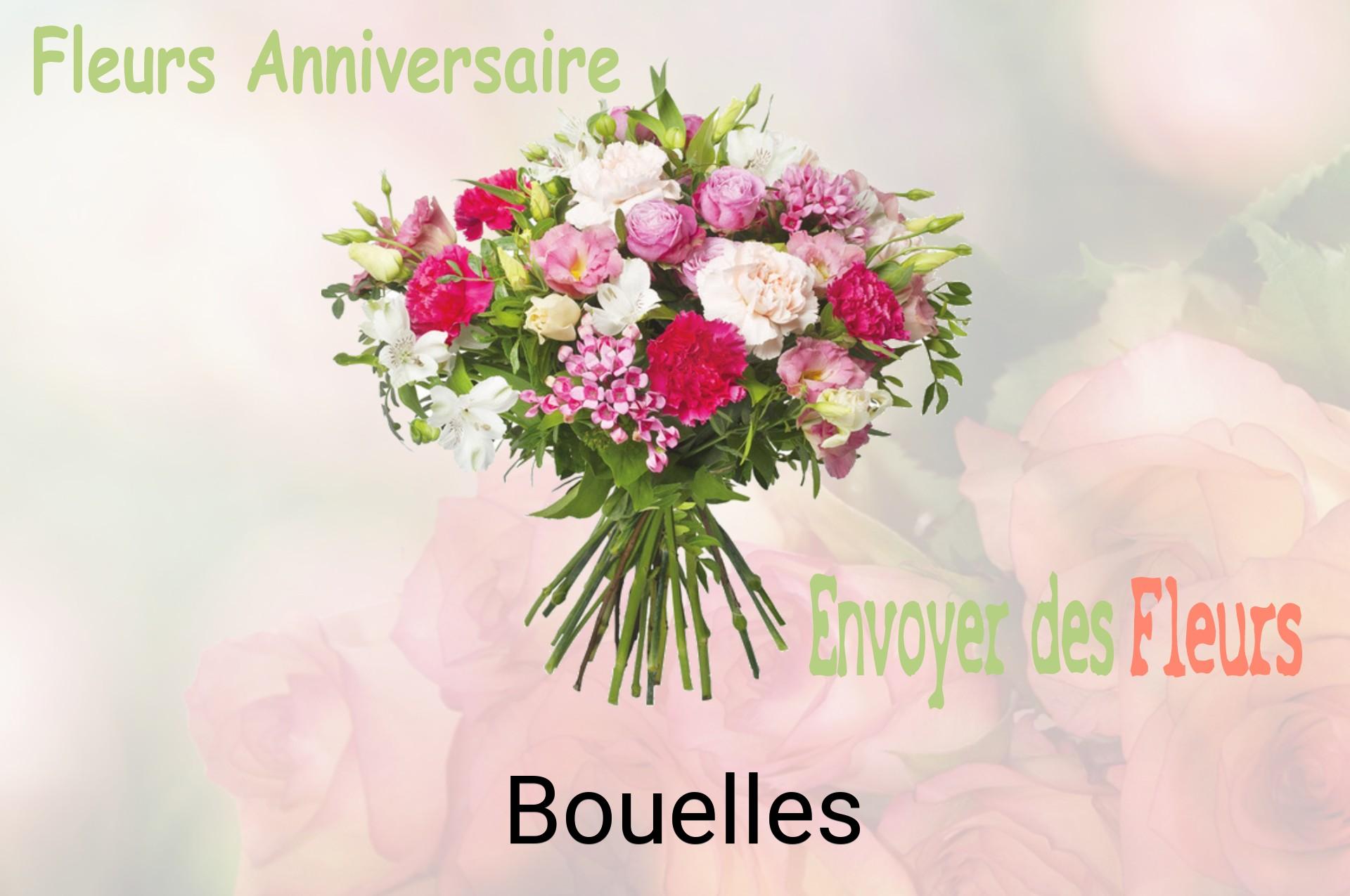 Bouquet de fleurs d’anniversaire livré à Bouelles