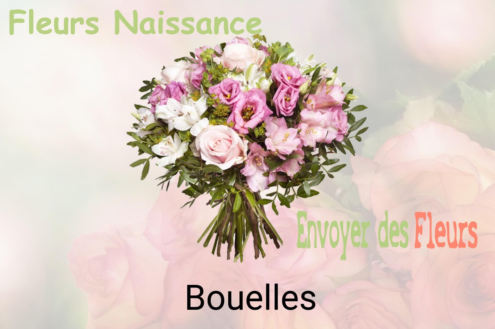 Bouquet de fleurs de naissance livré à Bouelles